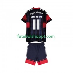 Camisola Júnior Bayern de Munique Effenberg 11 1997 Retro Principais Equipamento 1999 Manga Curta