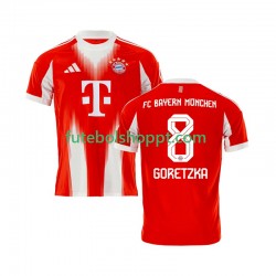Camisola Homem Bayern de Munique Leon Goretzka 8 Principais Equipamento 2025-2026 Manga Curta