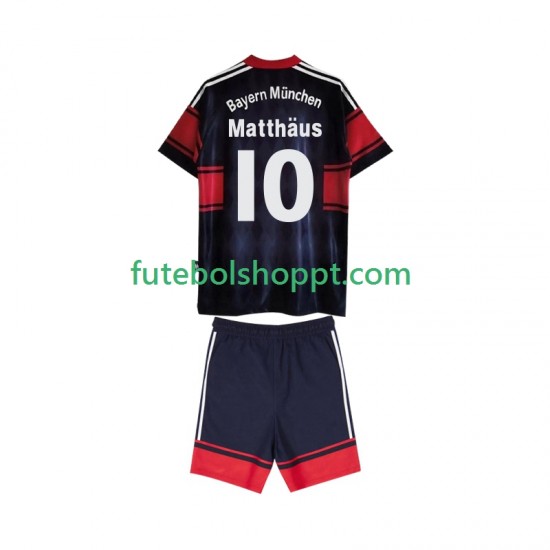 Camisola Júnior Bayern de Munique Matthas 10 1997 Retro Principais Equipamento 1999 Manga Curta