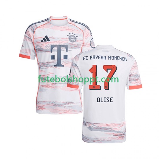 Camisola Homem Bayern de Munique Michael Olise 17 Alternativa Equipamento 2025-2026 Manga Curta