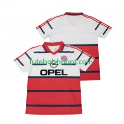 Camisola Homem Bayern de Munique Retro Alternativa Equipamento 1998 1999 Manga Curta