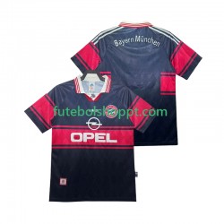Camisola Homem Bayern de Munique 1997 Retro Principais Equipamento 1999 Manga Curta