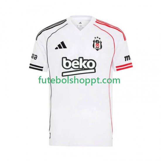 Camisola Homem Besiktas Principais Equipamento 2025-2026 Manga Curta