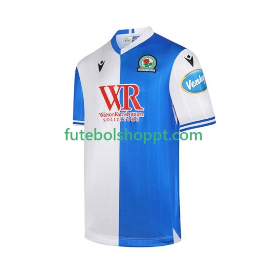 Camisola Homem Blackburn Rovers Principais Equipamento 2025-2026 Manga Curta