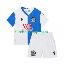 Camisola Júnior Blackburn Rovers Principais Equipamento 2025-2026 Manga Curta