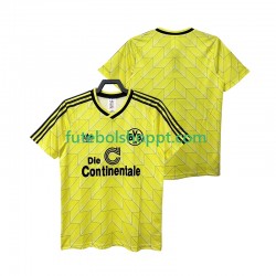 Camisola Homem Borussia Dortmund 1988 1989 Retro Principais Equipamento Manga Curta