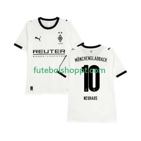 Camisola Homem Rússia Bo Monchengladbach Florian Neuhaus 10 Principais Equipamento 2025-2026 Manga Curta