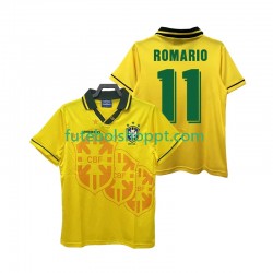 Camisola Homem Brasil ROMARIO 11 Retro Principais Equipamento 1994 Manga Curta Camisola Homem Brasil ROMARIO 11 Retro Principais Equipamento 1994 Manga Curta