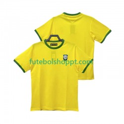 Camisola Homem Brasil 1970 Retro Principais Equipamento Manga Curta