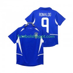 Camisola Homem Brasil Ronaldo 9 Retro Alternativa Equipamento 2002 Manga Curta