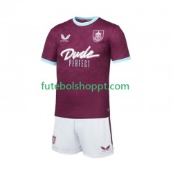 Camisola Júnior Burnley Principais Equipamento 2025-2026 Manga Curta
