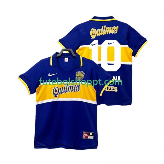 Camisola Homem CA Boca Juniors MARADONA 10 1997 Retro Principais Equipamento 1998 Manga Curta