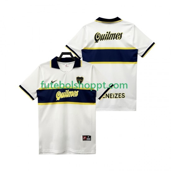 Camisola Homem CA Boca Juniors 1997 Retro Alternativa Equipamento 1998 Manga Curta