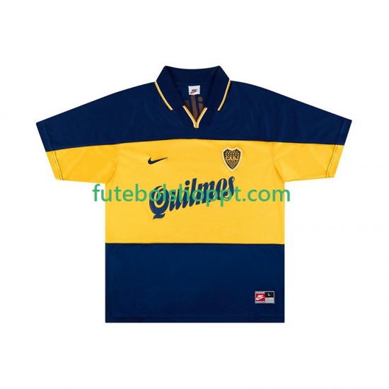 Camisola Homem CA Boca Juniors 2000 Retro Principais Equipamento 1999 Manga Curta