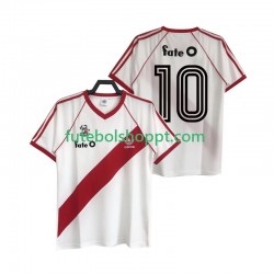 Camisola Homem CA River Plate 10 1986 Retro Principais Equipamento Manga Curta