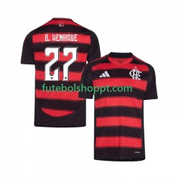 Camisola Homem CR Flamengo Bruno Henrique 27 Principais Equipamento 2025-2026 Manga Curta