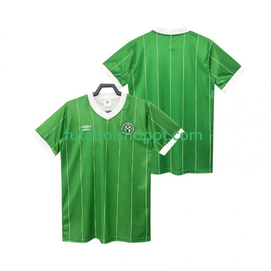 Camisola Homem Celtic FC 1982 1983 Retro Terceiro Equipamento Manga Curta