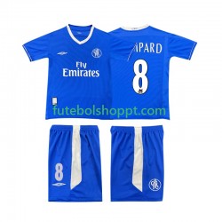 Camisola Júnior Chelsea LAMPARD 8 2003 2005 Retro Principais Equipamento Manga Curta