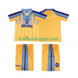Camisola Júnior Chelsea 1995 1997 Retro Alternativa Equipamento Manga Curta