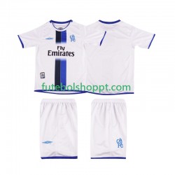 Camisola Júnior Chelsea 2003 Retro Alternativa Equipamento 2004 Manga Curta