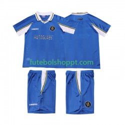Camisola Júnior Chelsea 1997 Retro Principais Equipamento 1999 Manga Curta