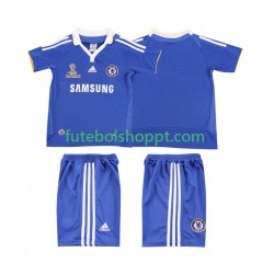Camisola Júnior Chelsea 2007 Retro Principais Equipamento 2008 Manga Curta