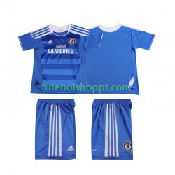 Camisola Júnior Chelsea 2012 Retro Principais Equipamento 2011 Manga Curta