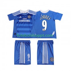 Camisola Júnior Chelsea Torres 9 2012 Retro Principais Equipamento 2011 Manga Curta
