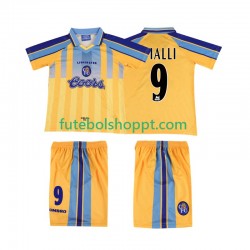 Camisola Júnior Chelsea VIALLI 9 1995 1997 Retro Alternativa Equipamento Manga Curta