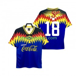 Camisola Homem Club América 18 1995 Retro Alternativa Equipamento Manga Curta