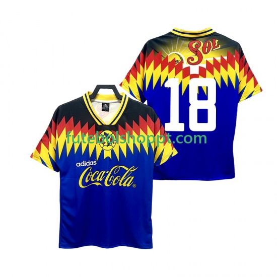 Camisola Homem Club América 18 1995 Retro Alternativa Equipamento Manga Curta