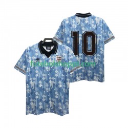Camisola Homem Inglaterra 10 Retro Terceiro Equipamento 1990 Manga Curta
