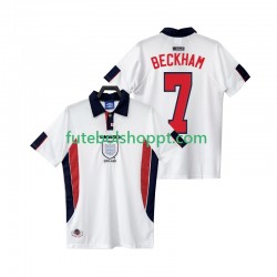 Camisola Homem Inglaterra BECKHAM 7 Retro Principais Equipamento 1998 Manga Curta
