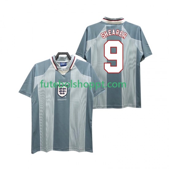 Camisola Homem Inglaterra SHEARER 9 1996 Retro Alternativa Equipamento Manga Curta