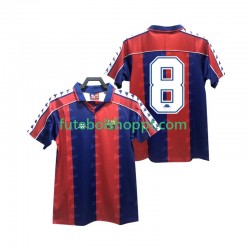 Camisola Homem FC Barcelona 8 1992 1995 Retro Principais Equipamento Manga Curta