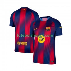 Camisola Homem FC Barcelona Principais Equipamento 2025-2026 Manga Curta