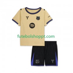 Camisola Júnior FC Barcelona Alternativa Equipamento 2025-2026 Manga Curta