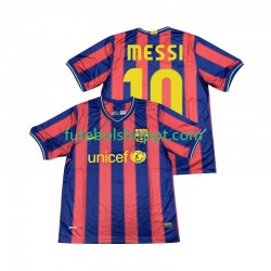 Camisola Homem FC Barcelona Lionel Messi 10 2009 Retro Principais Equipamento 2010 Manga Curta