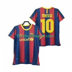 Camisola Homem FC Barcelona Lionel Messi 10 Retro Principais Equipamento 2011 2010 Manga Curta