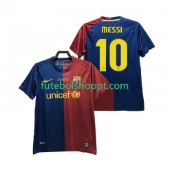 Camisola Homem FC Barcelona Lionel Messi 10 Champions League 2009 Retro Principais Equipamento 2008 Manga Curta