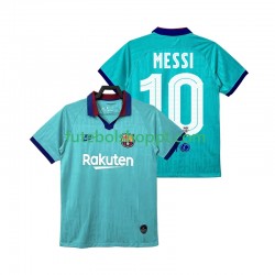 Camisola Homem FC Barcelona Lionel Messi 10 2019 2020 Retro Terceiro Equipamento Manga Curta