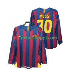 Camisola Homem FC Barcelona Lionel Messi 30 2005 Retro Principais Equipamento 2006 Manga Comprida