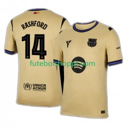 Camisola Homem FC Barcelona Marcus Rashford 14 UCL Alternativa Equipamento 2025-2026 Manga Curta