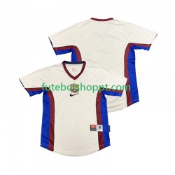 Camisola Homem FC Barcelona Retro Alternativa Equipamento 1998 1999 Manga Curta
