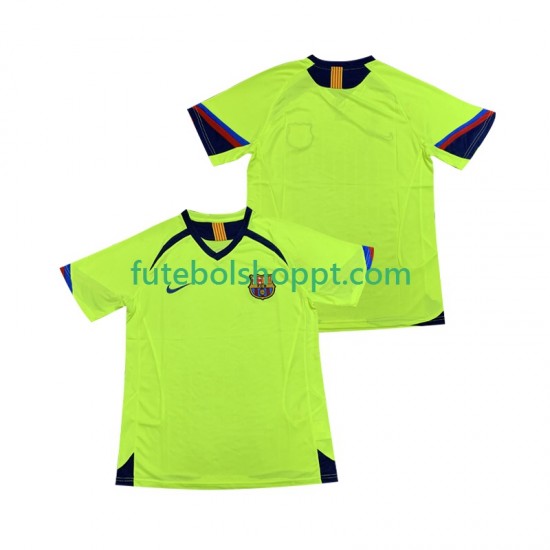 Camisola Homem FC Barcelona 2005 Retro Alternativa Equipamento 2006 Manga Curta