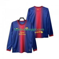 Camisola Homem FC Barcelona 2012 2013 Retro Principais Equipamento Manga Comprida