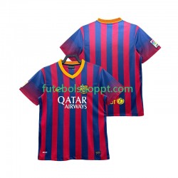 Camisola Homem FC Barcelona 2013 2014 Retro Principais Equipamento Manga Curta