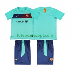 Camisola Júnior FC Barcelona Retro Alternativa Equipamento 2011 2010 Manga Curta