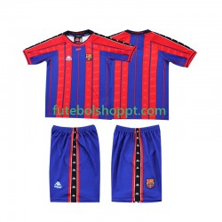 Camisola Júnior FC Barcelona 1997 Retro Principais Equipamento 1998 Manga Curta Camisola Júnior FC Barcelona 1997 Retro Principais Equipamento 1998 Manga Curta
