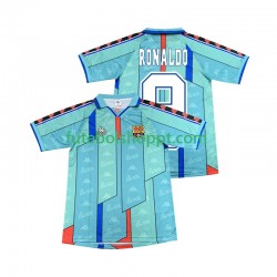 Camisola Homem FC Barcelona Ronaldo 9 1996 1997 Retro Alternativa Equipamento Manga Curta